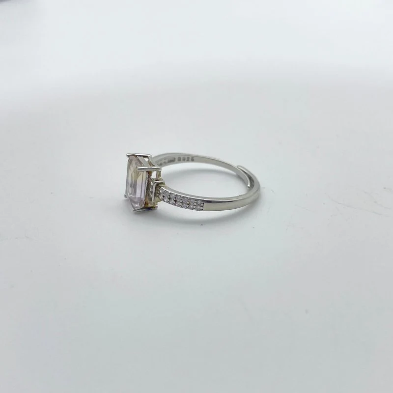 14 Pieces Ametrine Sugar Cube Ring Style #3 - Image 3