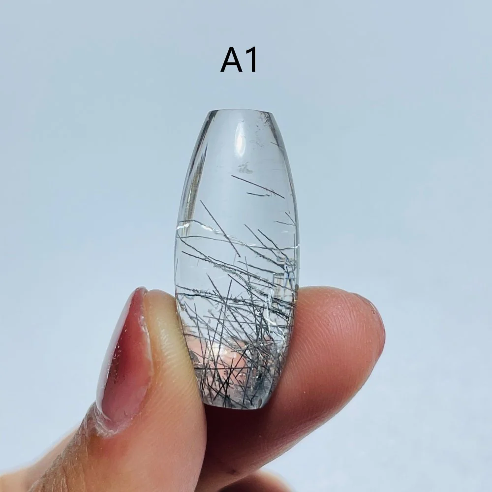 High Quality Barrel Bead DIY Pendant Rutile Quartz Rose Quartz Citrine - Image 3