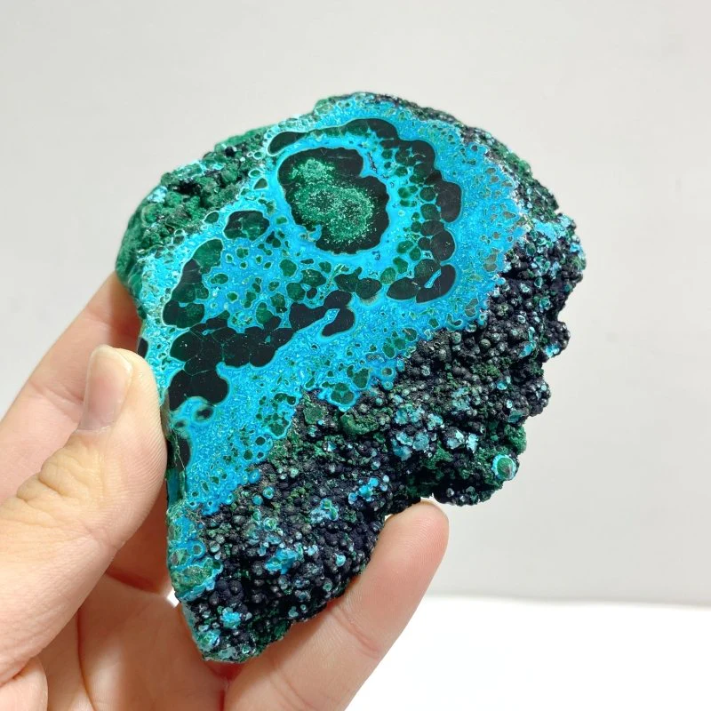 5 Pieces High Quality Beautiful Chrysocolla Mixed Malachite Slab Specimen #2 - Image 5