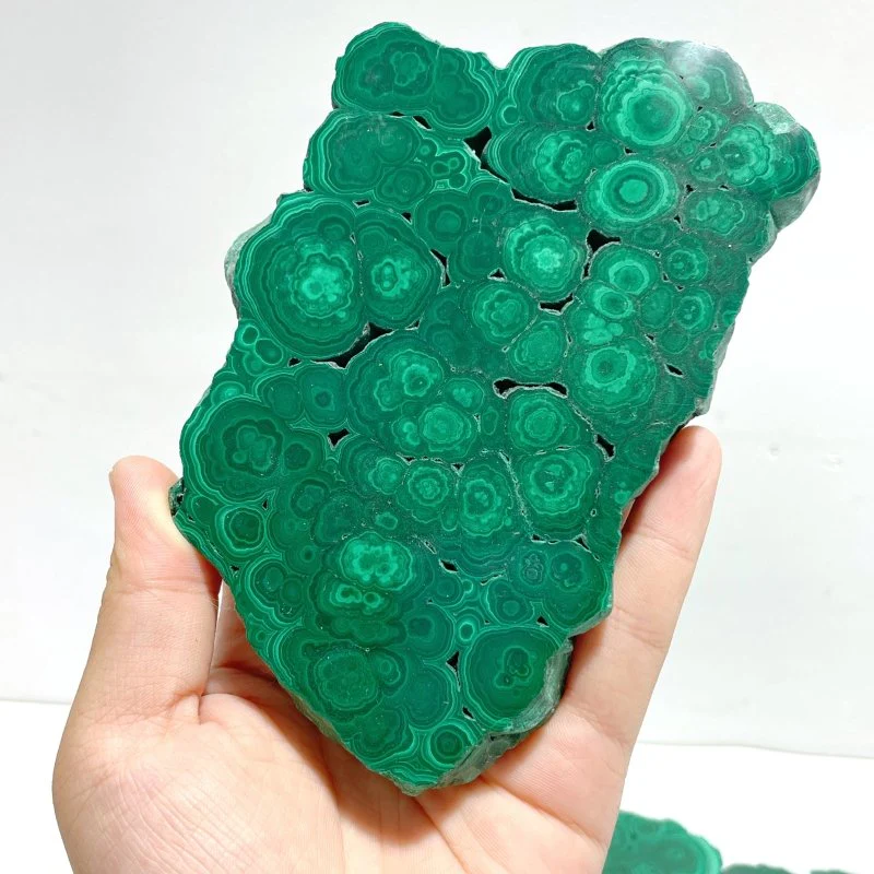 6 Pieces High Quality Beautiful Malachite Slab - Image 2