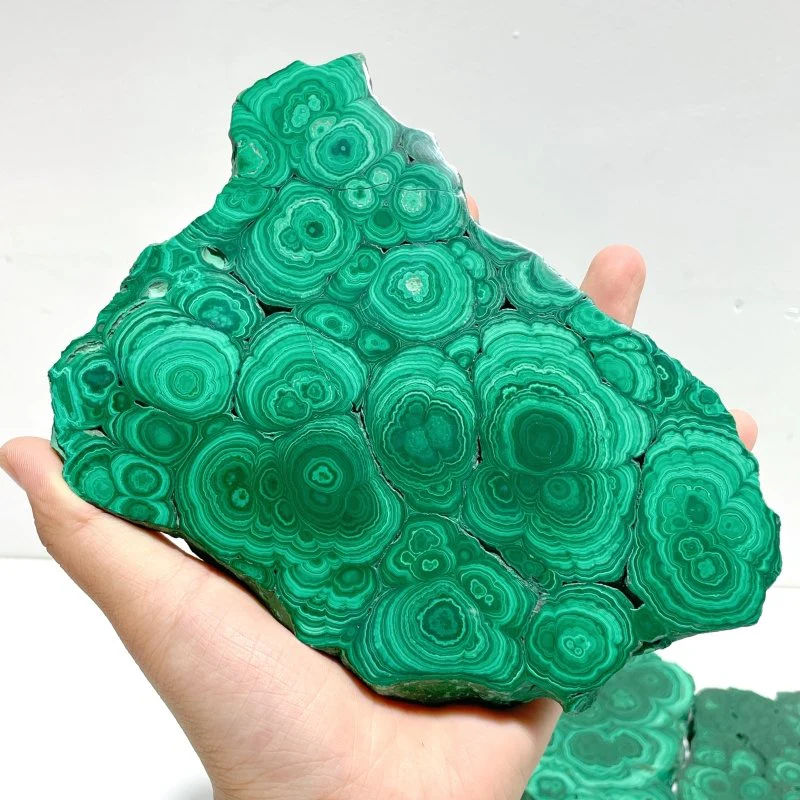 6 Pieces High Quality Beautiful Malachite Slab - Image 3
