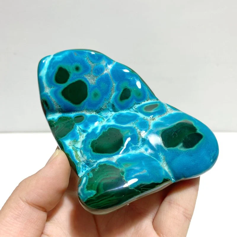 7 Pieces High Quality Beautiful Polished Chrysocolla Mixed Malachite Home Decor #2 - Image 4