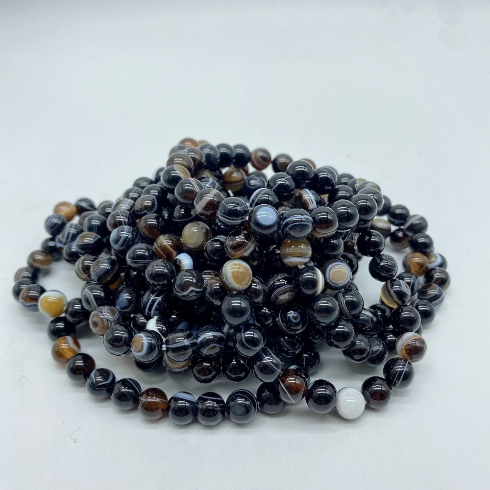High Quality Black Agate Bracelet Crystal Wholesale - Image 2