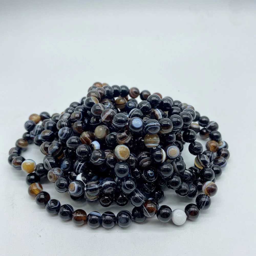 High Quality Black Agate Bracelet Crystal Wholesale - Image 3