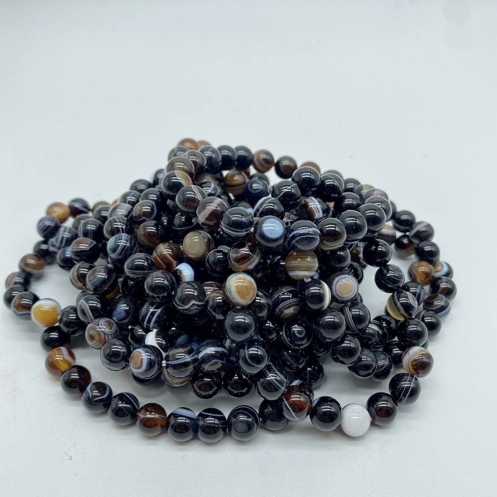 High Quality Black Agate Bracelet Crystal Wholesale - Image 4