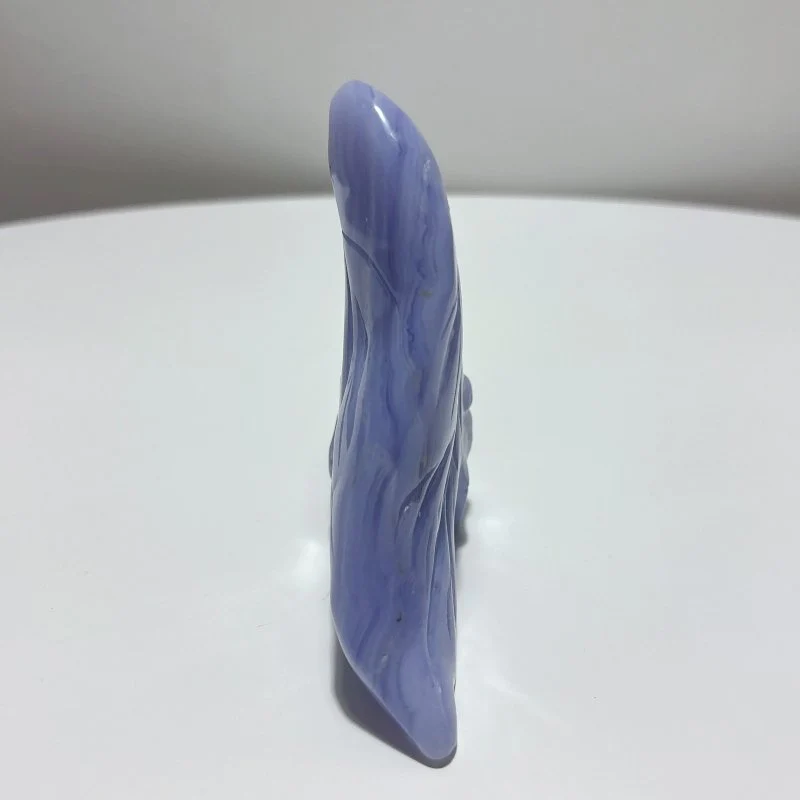 3 Pieces High Quality Blue Lace Agate Skull Carving - Image 3