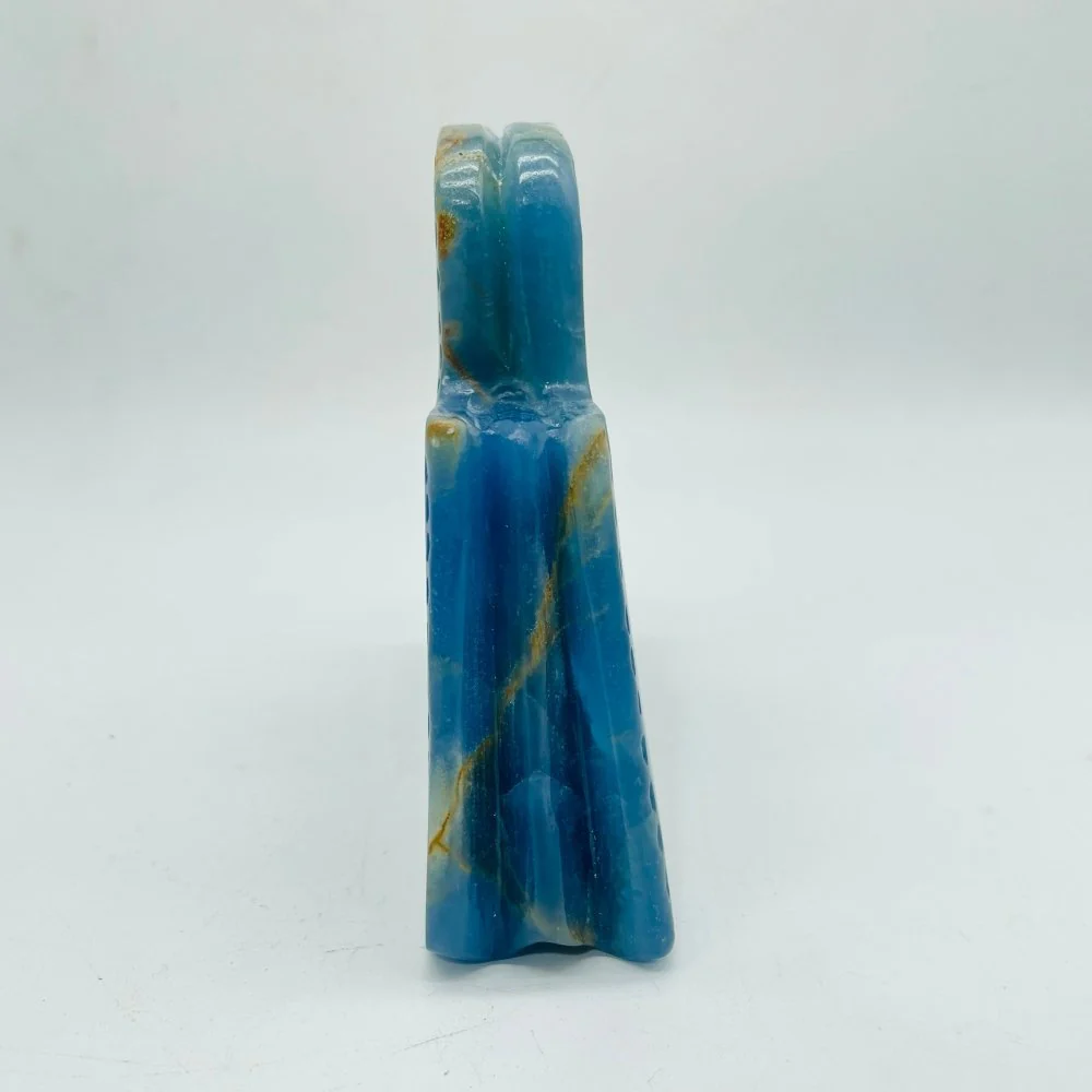 High Quality Blue Onyx Handbag Carving - Image 3