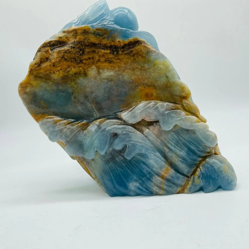 High Quality Blue Onyx Mermaid Carving - Image 3