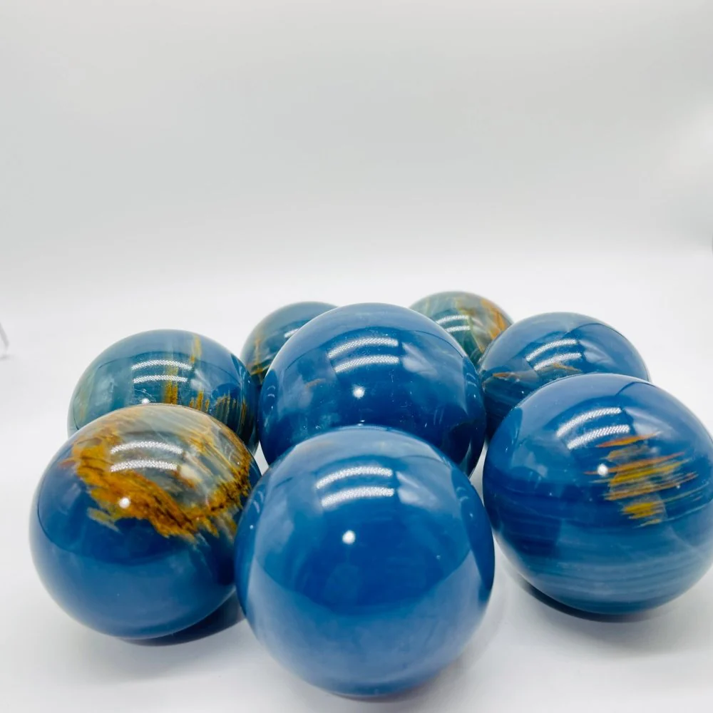 High Quality Deep Blue Onyx Spheres Ball Wholesale - Image 3