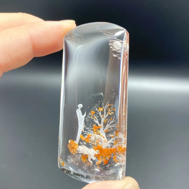 High Quality Buddhist Monk Bodhi Kensho Garden Quartz Inner Scene Carving(HGUD09) - Image 2