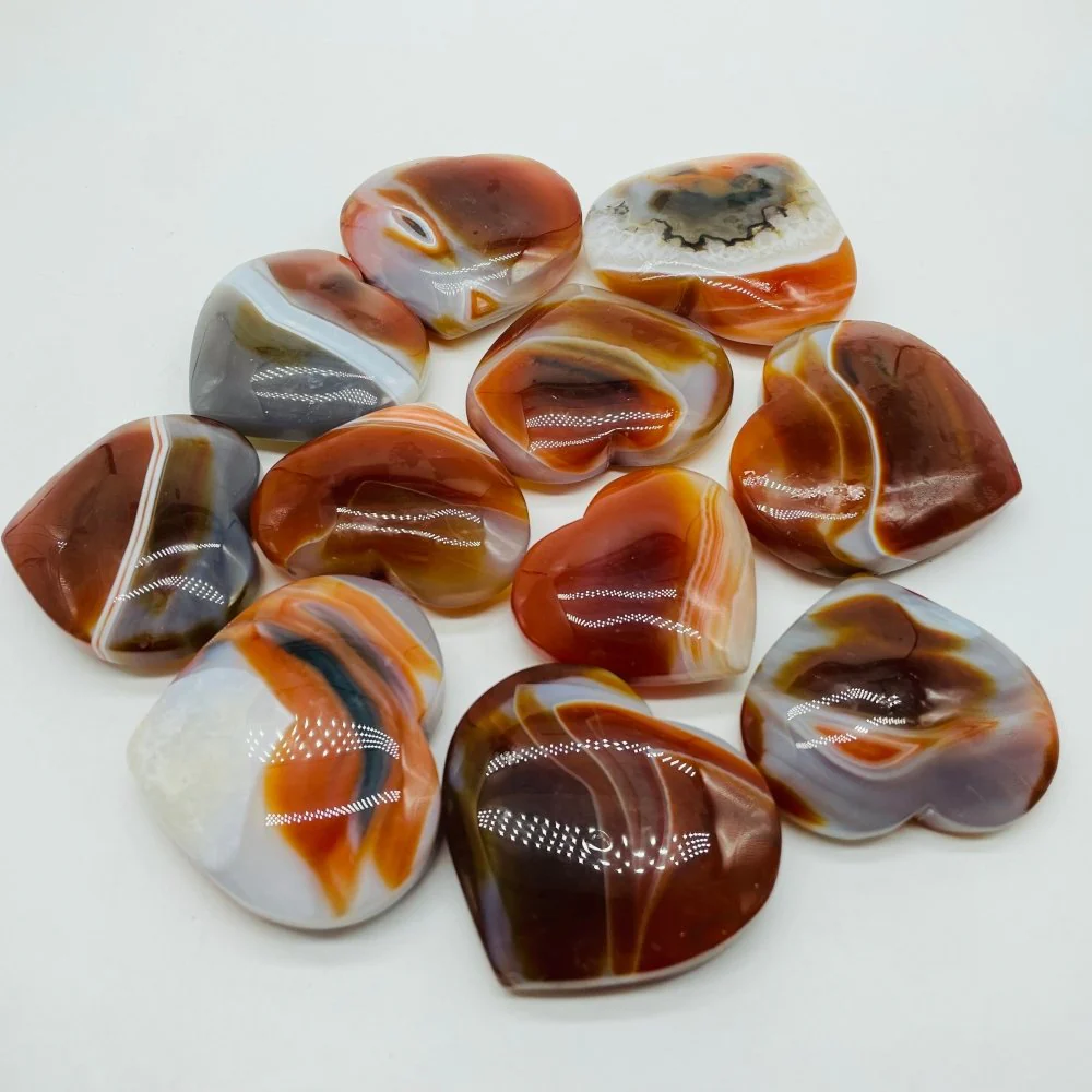 High Quality Carnelian Heart Crystal Wholesale - Image 3
