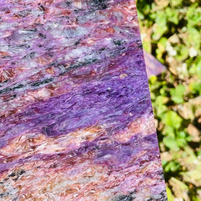 3 Pieces High Quality Charoite Slab - Image 5
