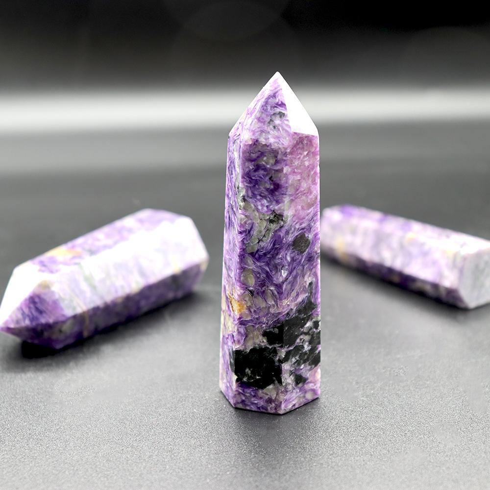 High Quality Charoite Stone Point - Image 3
