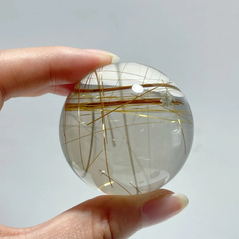 High Quality Clear Rutile Quartz Sphere For Collection - Image 2