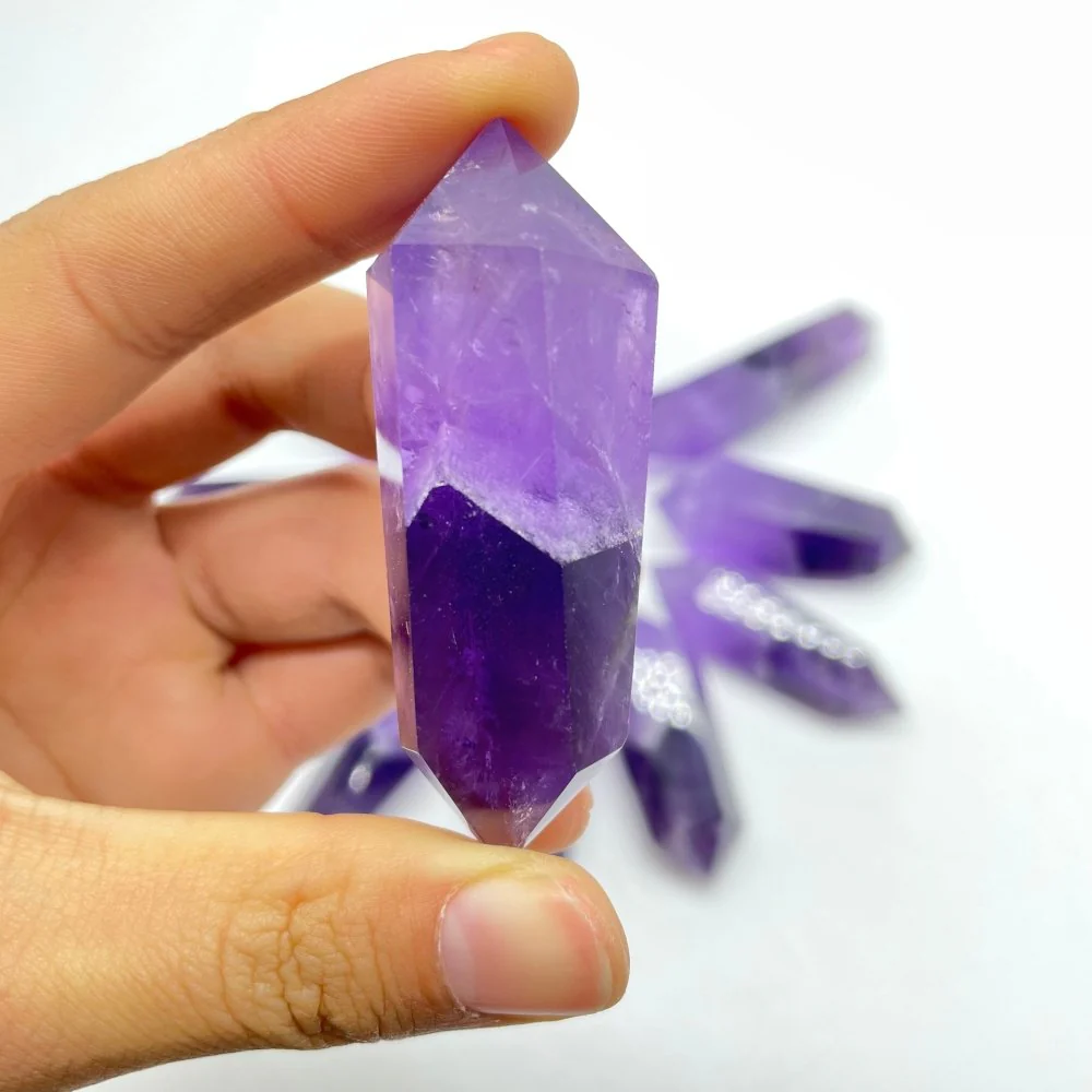 Double Points Amethyst Phantom Mountain Tower Points Wholesale - Image 5