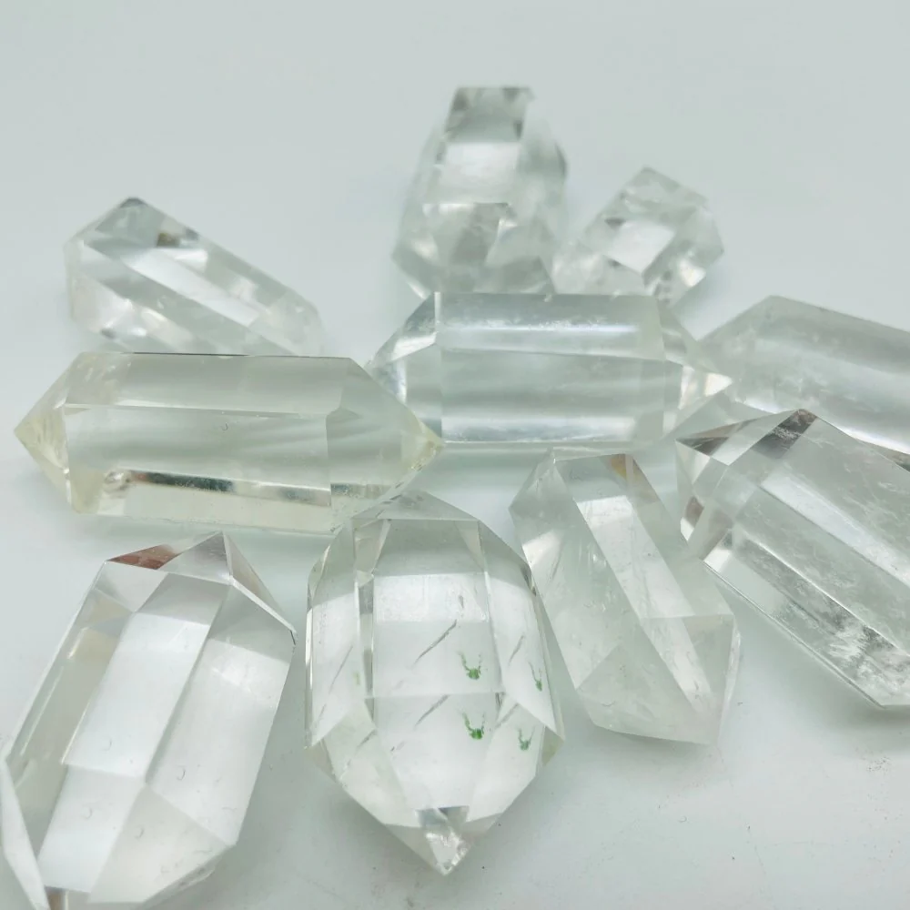High Quality Double Points Clear Quartz Tower Points Wholesale - Image 2