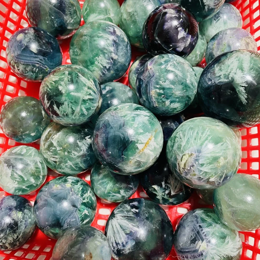High Quality Feather Fluorite Sphere Ball Wholesale - Image 3