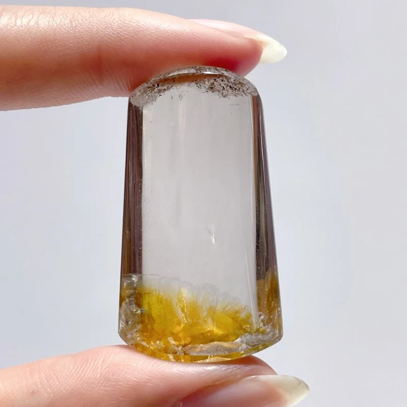 8 Pieces High Quality Golden Hematoid Crystal Square Shape - Image 7