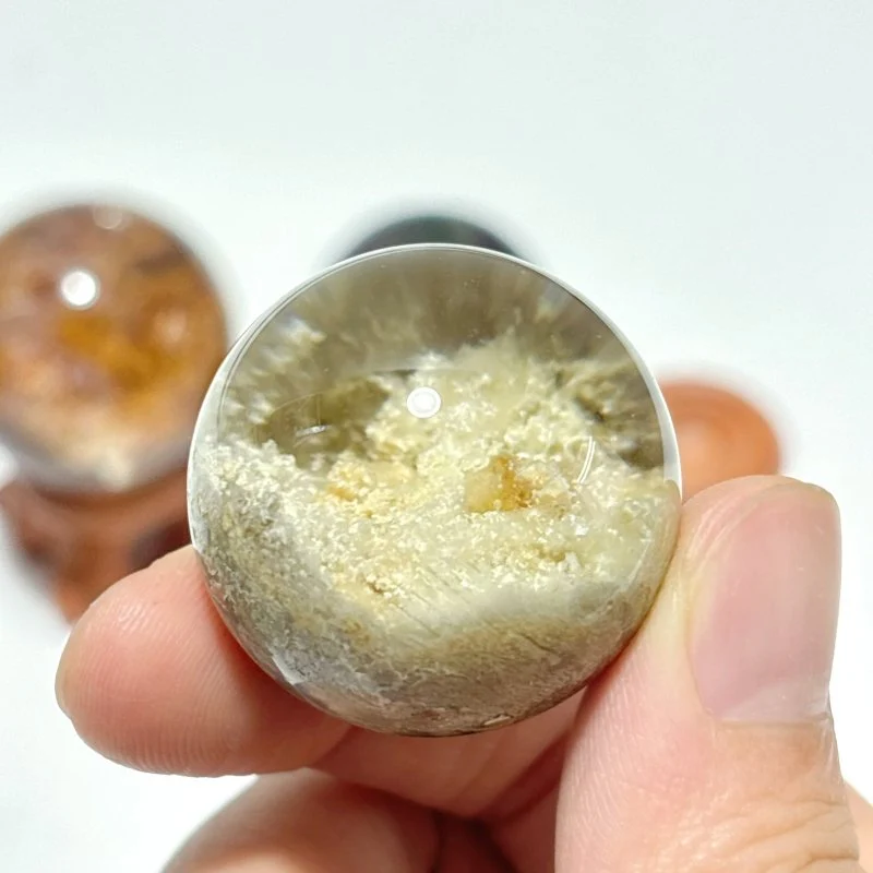 3 Pieces High Quality Garden Quartz Sphere - Image 5