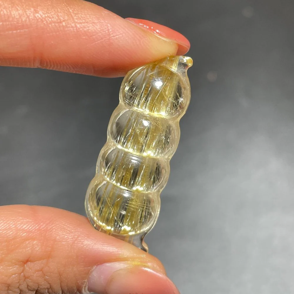 High Quality Golden Rutile Sugar Pea Carving Snap Pea - Image 3