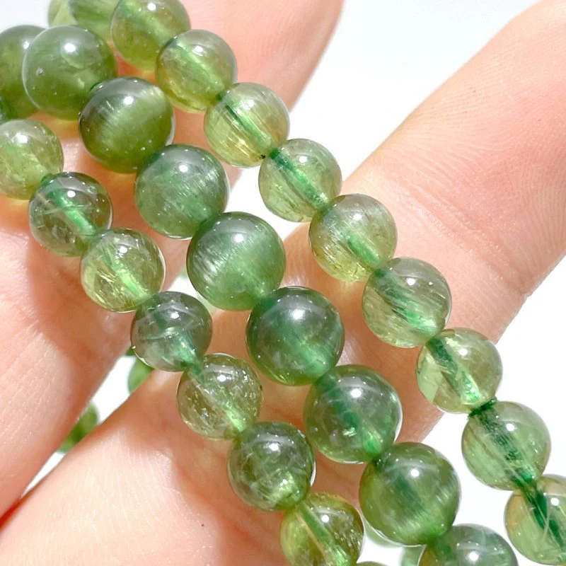3 Pieces High Quality Green Apatite Cat Eye Bracelet - Image 3