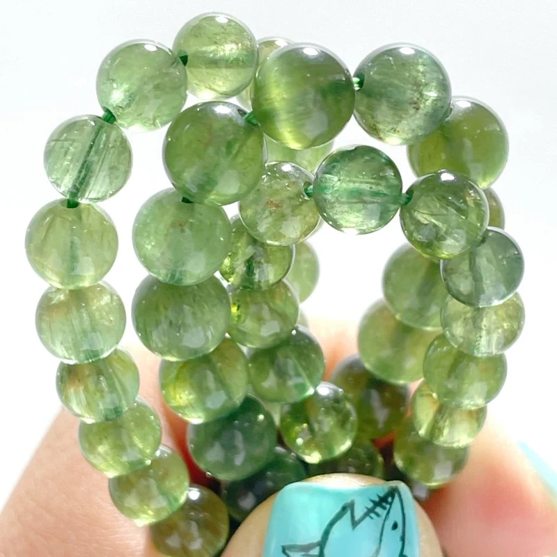 3 Pieces High Quality Green Apatite Cat Eye Bracelet - Image 4