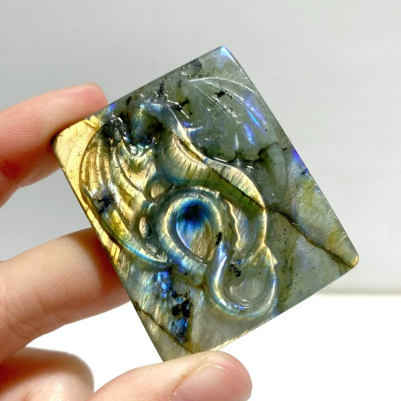 High Quality Labradorite Dragon Carving Wholesale - Image 2