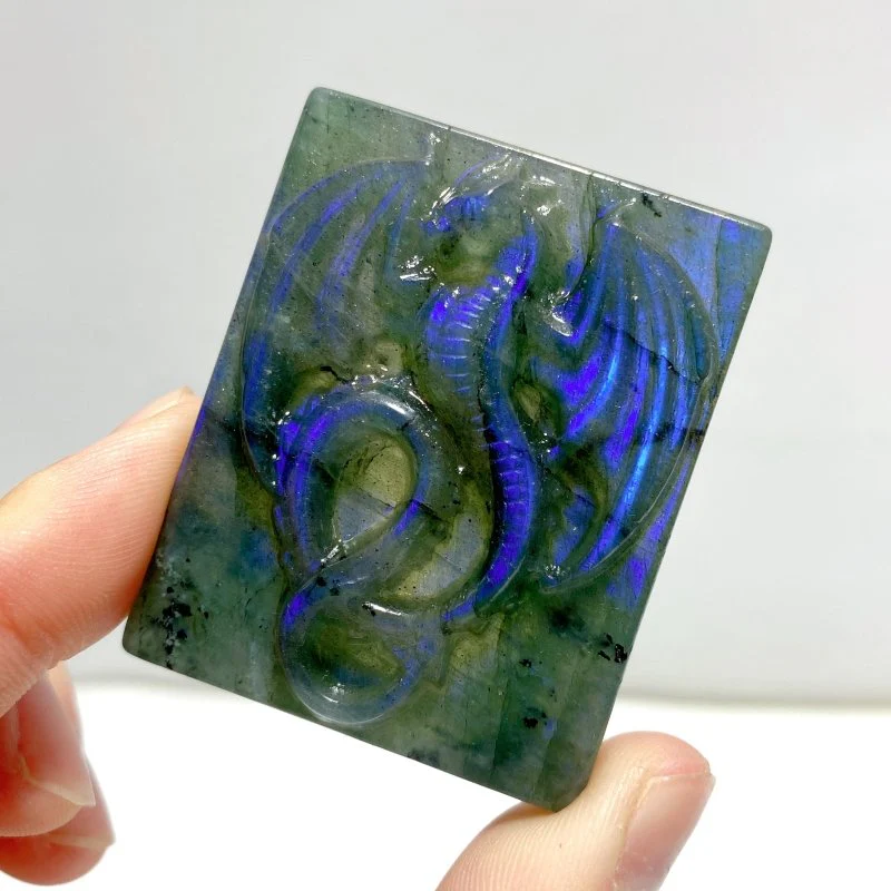 High Quality Labradorite Dragon Carving Wholesale - Image 4