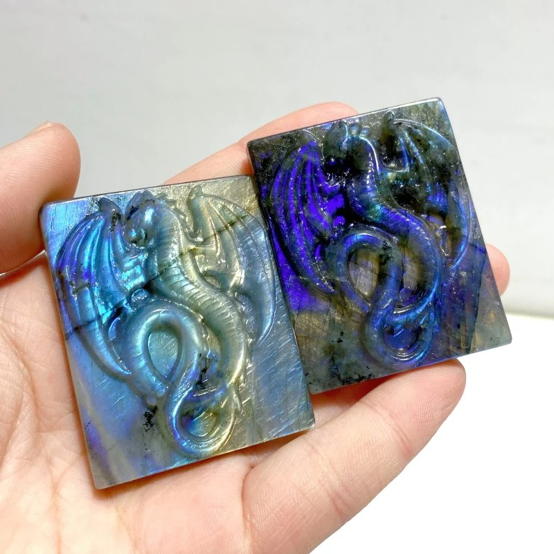 High Quality Labradorite Dragon Carving Wholesale - Image 5