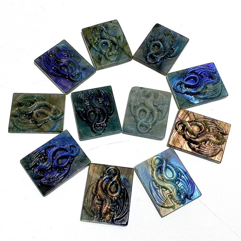 High Quality Labradorite Dragon Carving Wholesale - Image 7