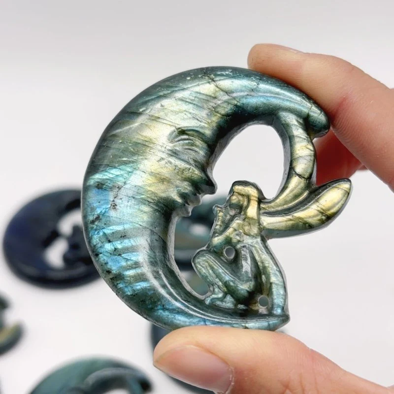 High Quality Labradorite Moon Fairy Crystal Carving Wholesale - Image 5