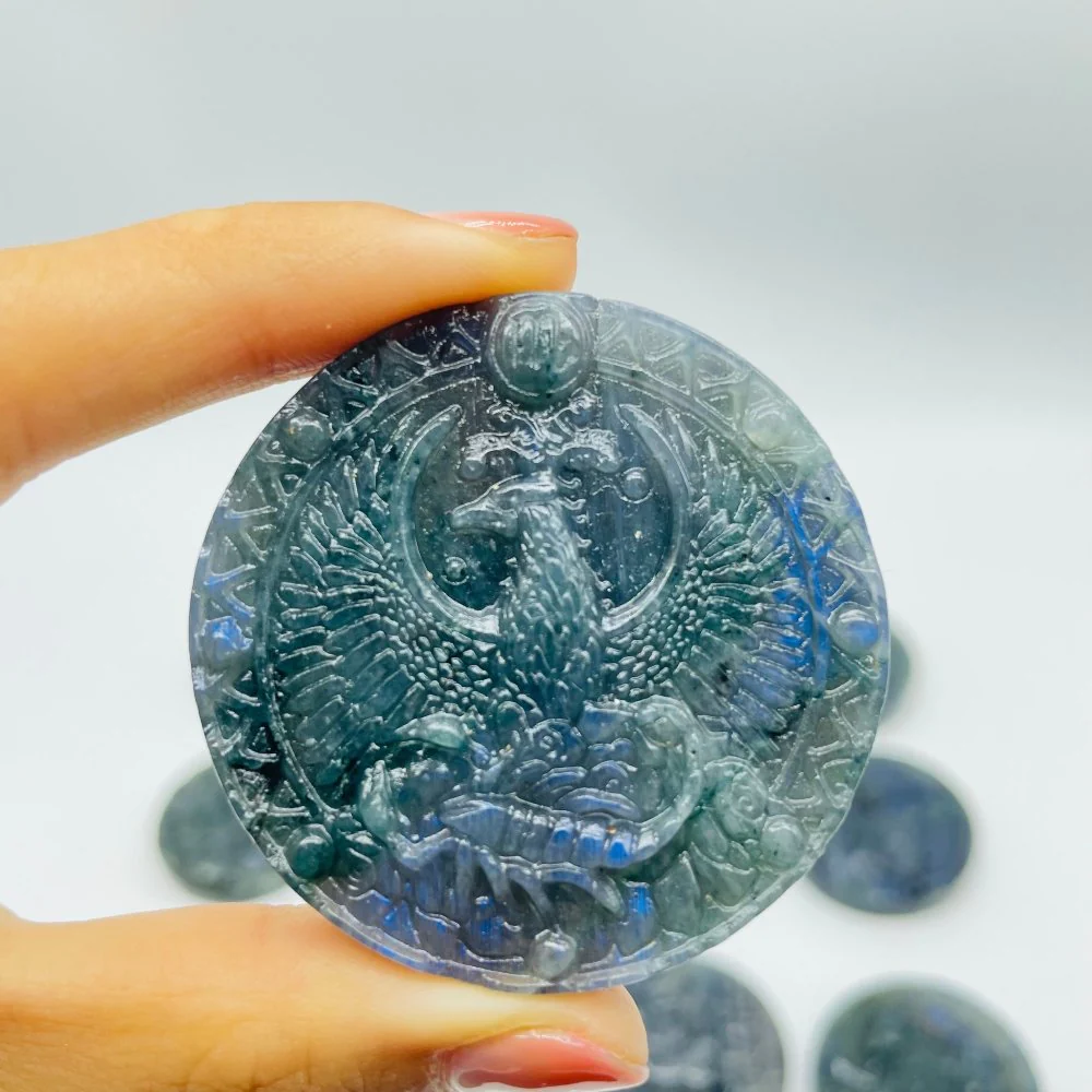 Labradorite Twelve Constellations Carving Wholesale - Image 11