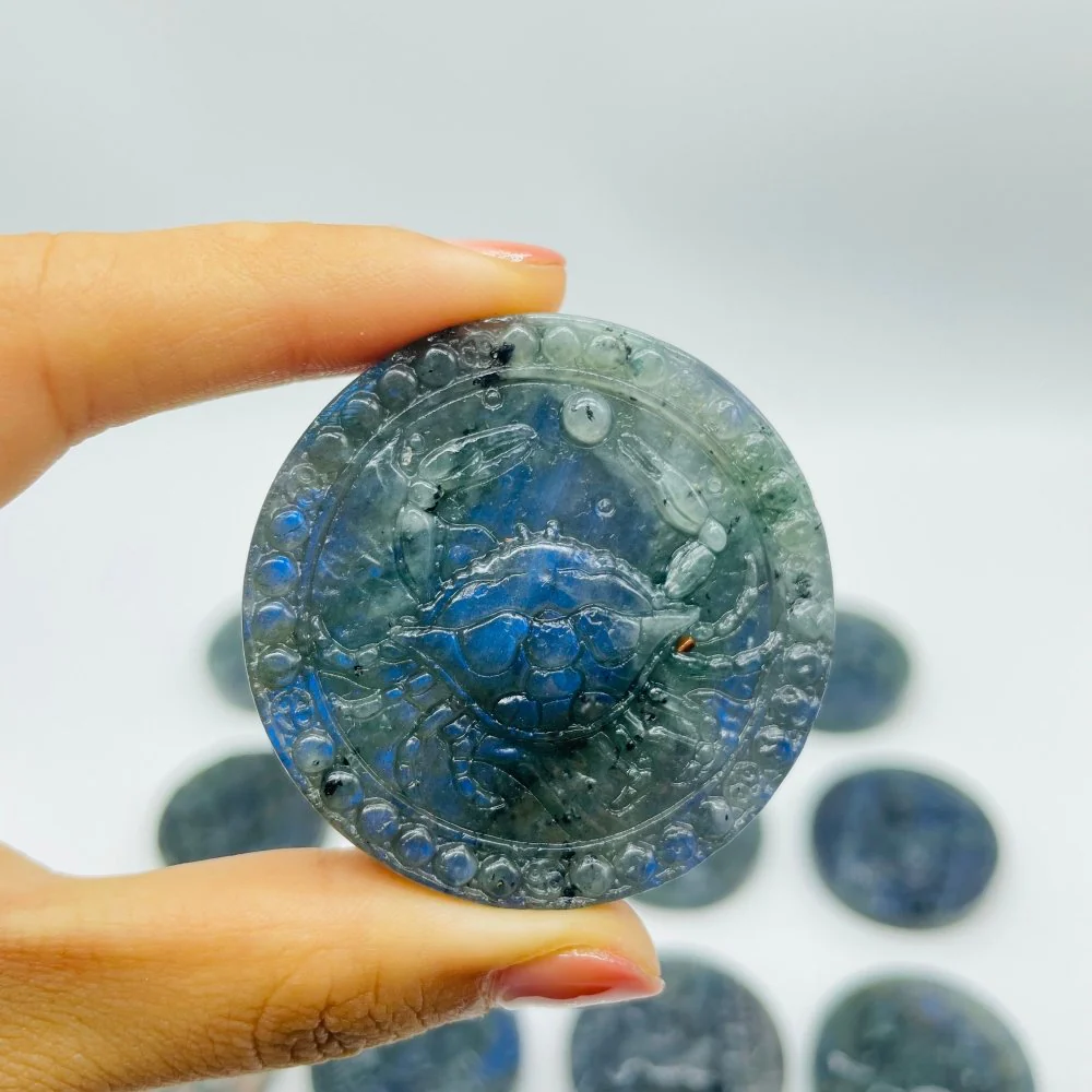 Labradorite Twelve Constellations Carving Wholesale - Image 7