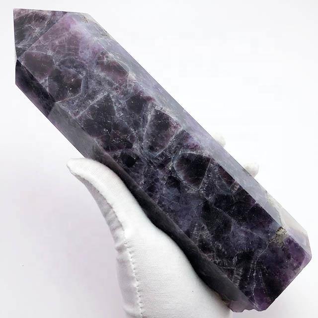 High Quality Large Amethyst Chevron Tower Wholesale - Image 3