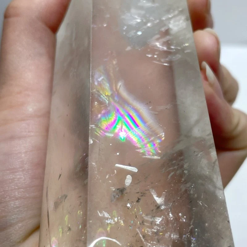 6 Pieces High Quality Large Clear Quartz Tower 11.4-13.4in - Image 6