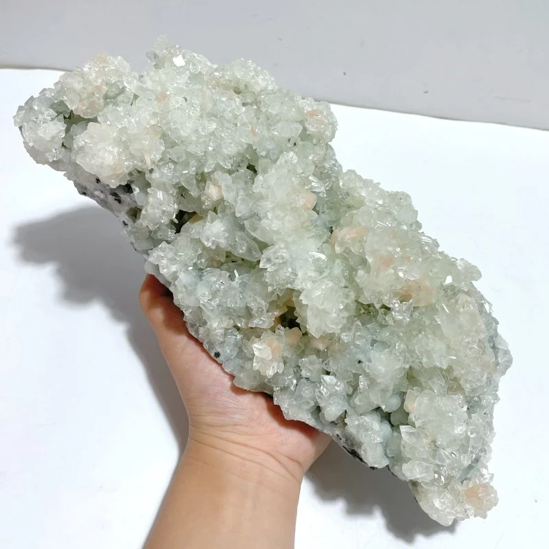 2 Pieces High Quality Large Flash Apophyllite Crystal Specimen For Collection - Image 4