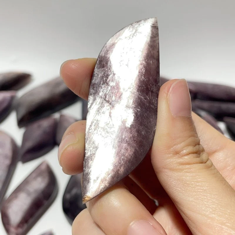 29 Pieces High Quality Purple Flash Lepidolite Leaf - Image 2