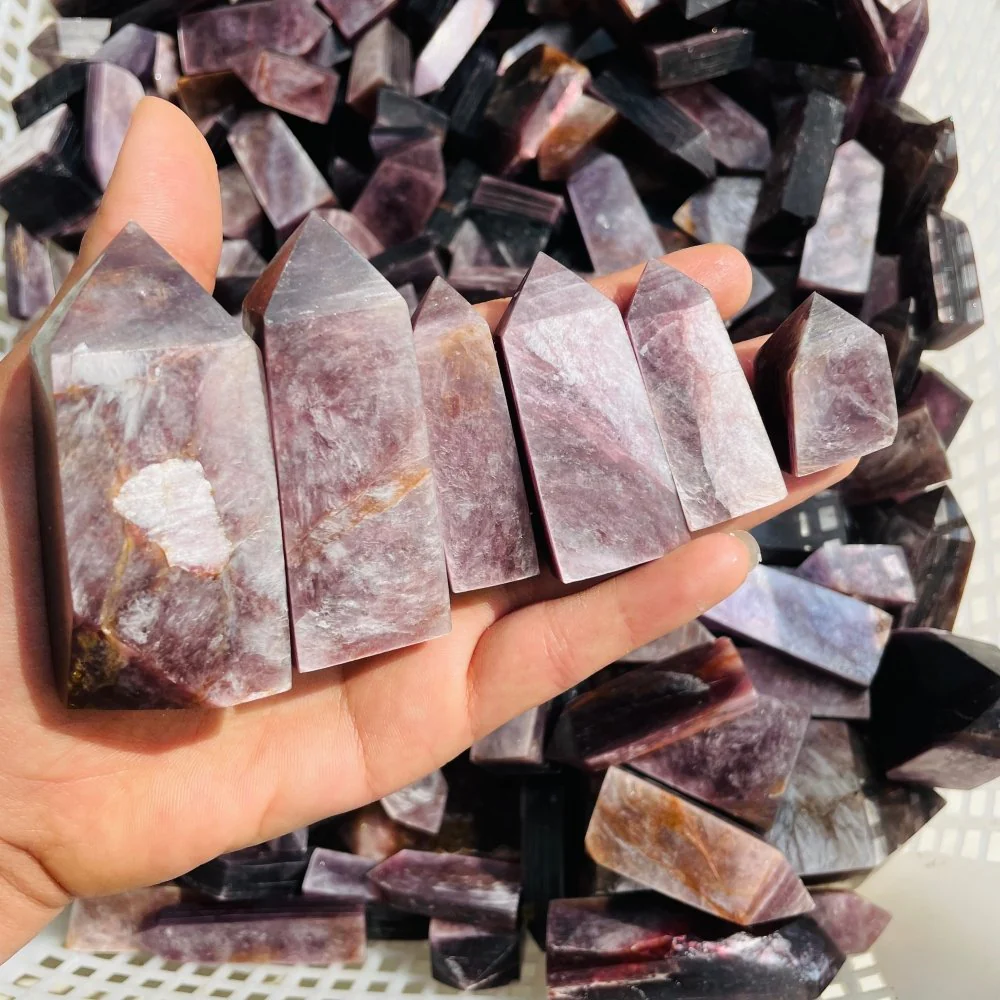 High Quality Purple Lepidolite Tower Points Wholesale - Image 3