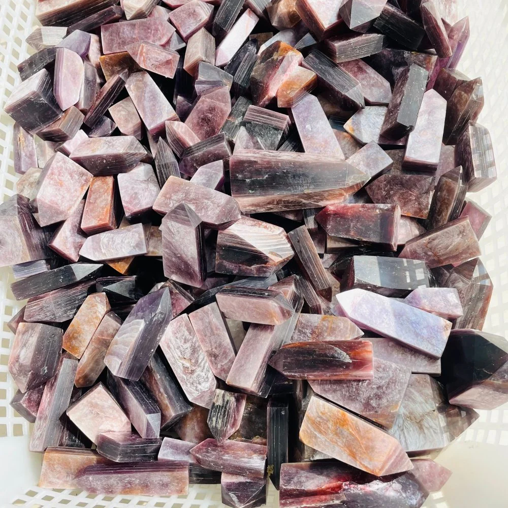 High Quality Purple Lepidolite Tower Points Wholesale - Image 7