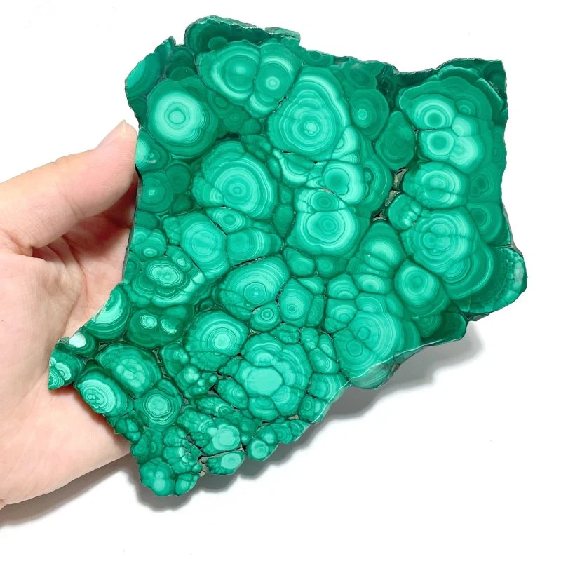 5 Pieces High Quality Malachite Specimen With Stand - Image 3