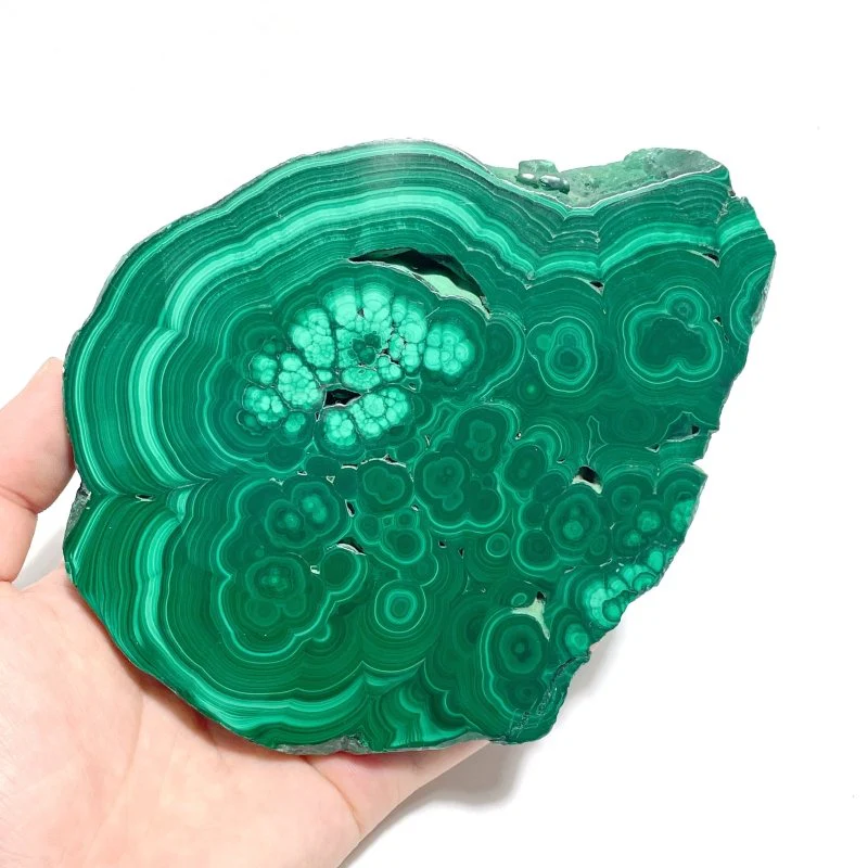 5 Pieces High Quality Malachite Specimen With Stand - Image 4