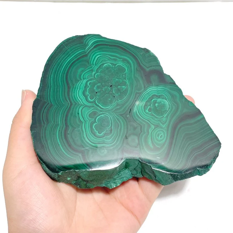 5 Pieces High Quality Malachite Specimen With Stand - Image 5