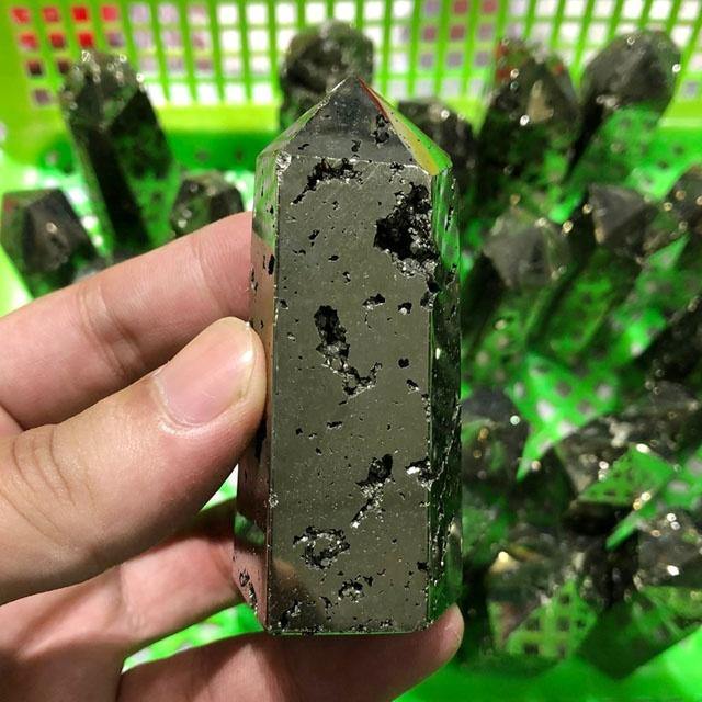 High Quality Pyrite Tower Geode - Image 3