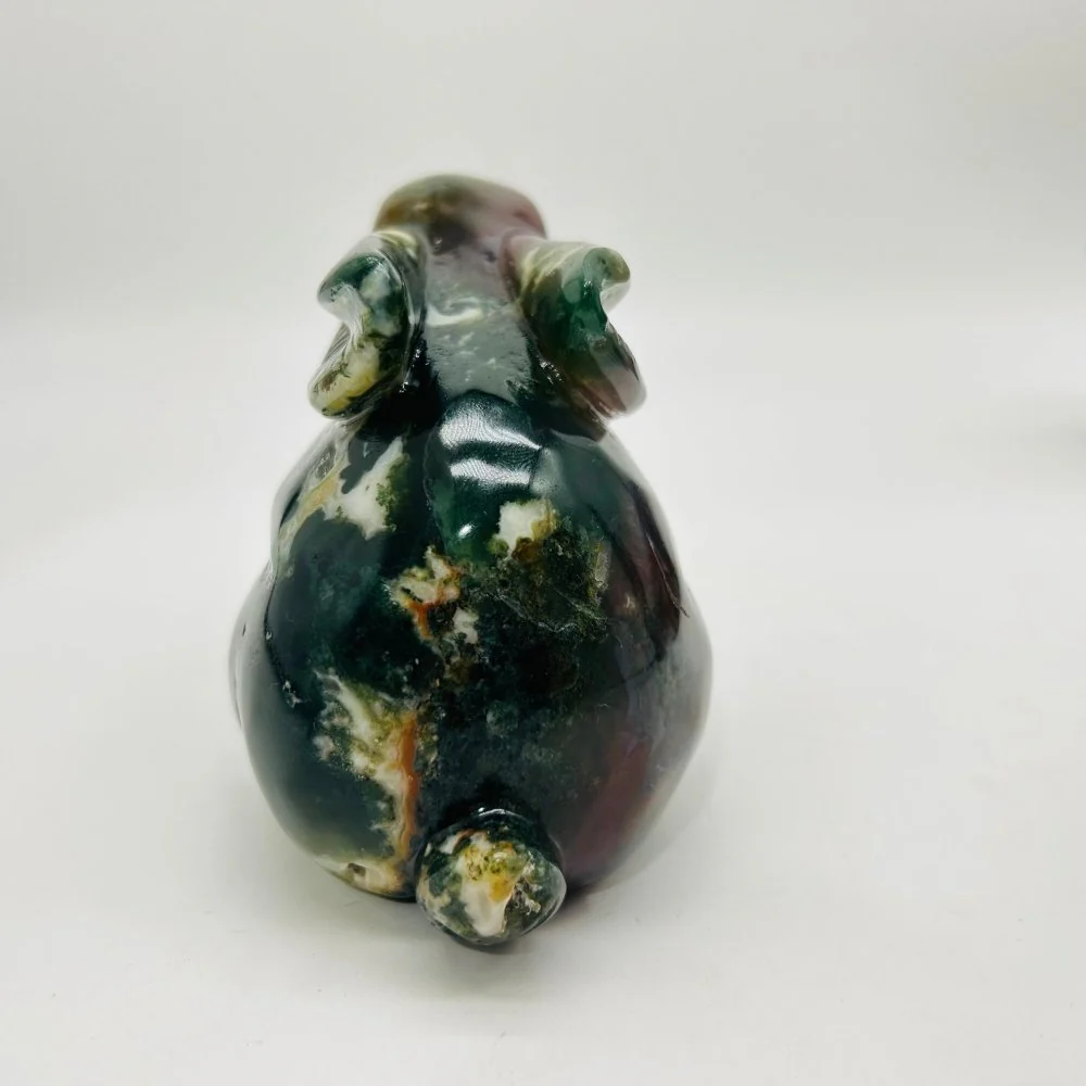 High Quality Ocean Jasper Rabbit Carving - Image 3