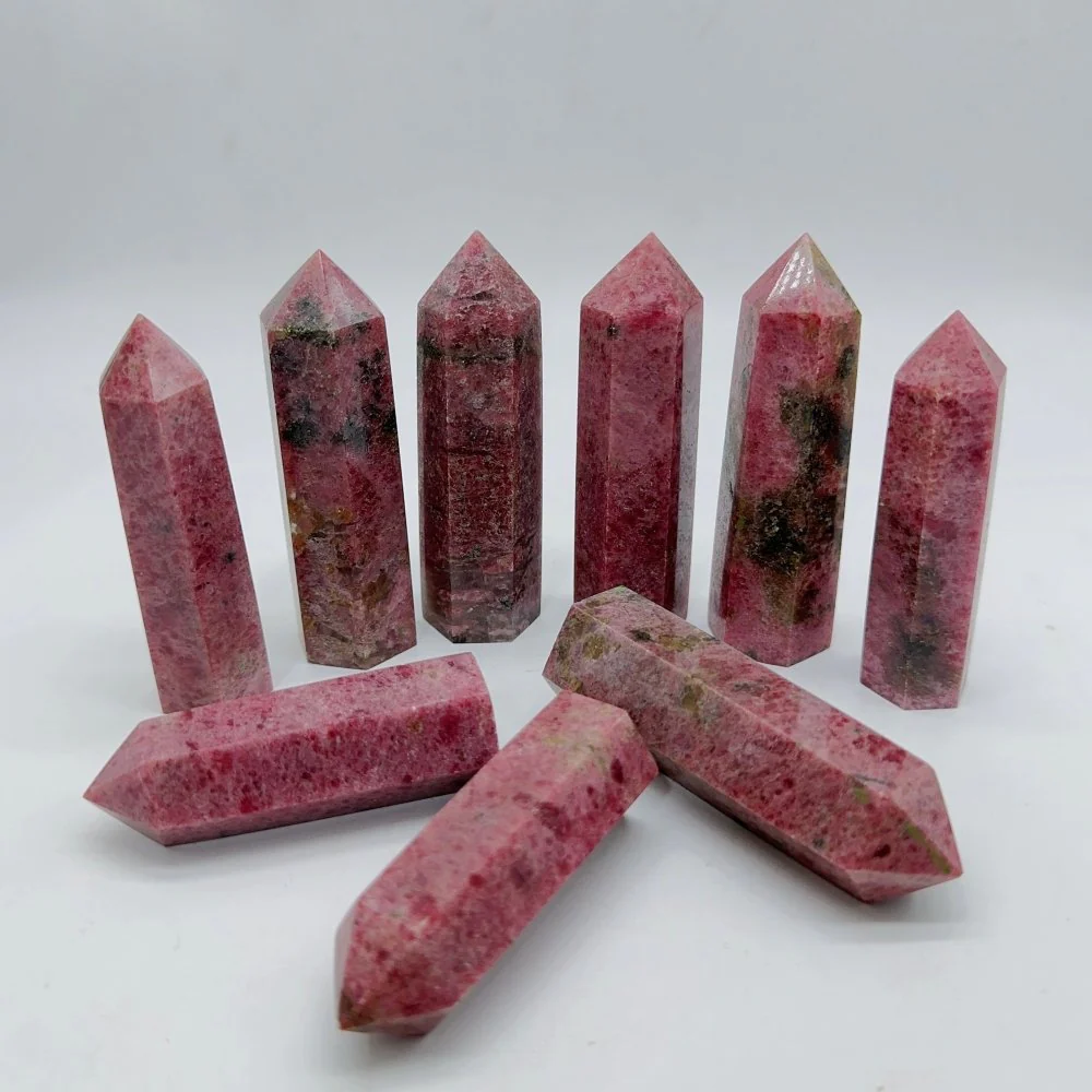 Pink Rhodonite Points Tower Wholesale - Image 2