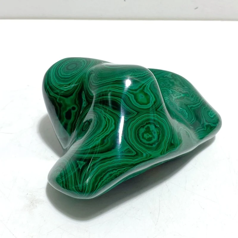 3 Pieces High Quality Polished Malachite Free Form - Image 2