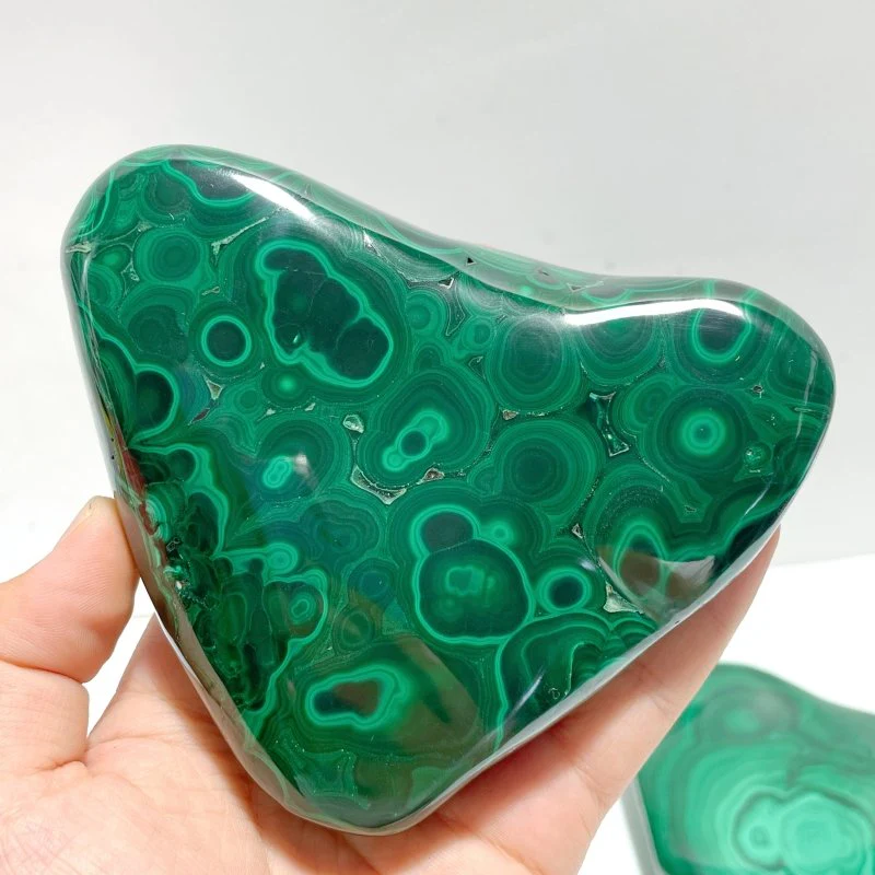 4 Pieces High Quality Polished Malachite Free Form - Image 4
