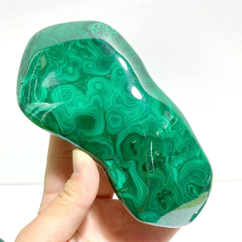 5 Pieces High Quality Polished Malachite Free Form - Image 4