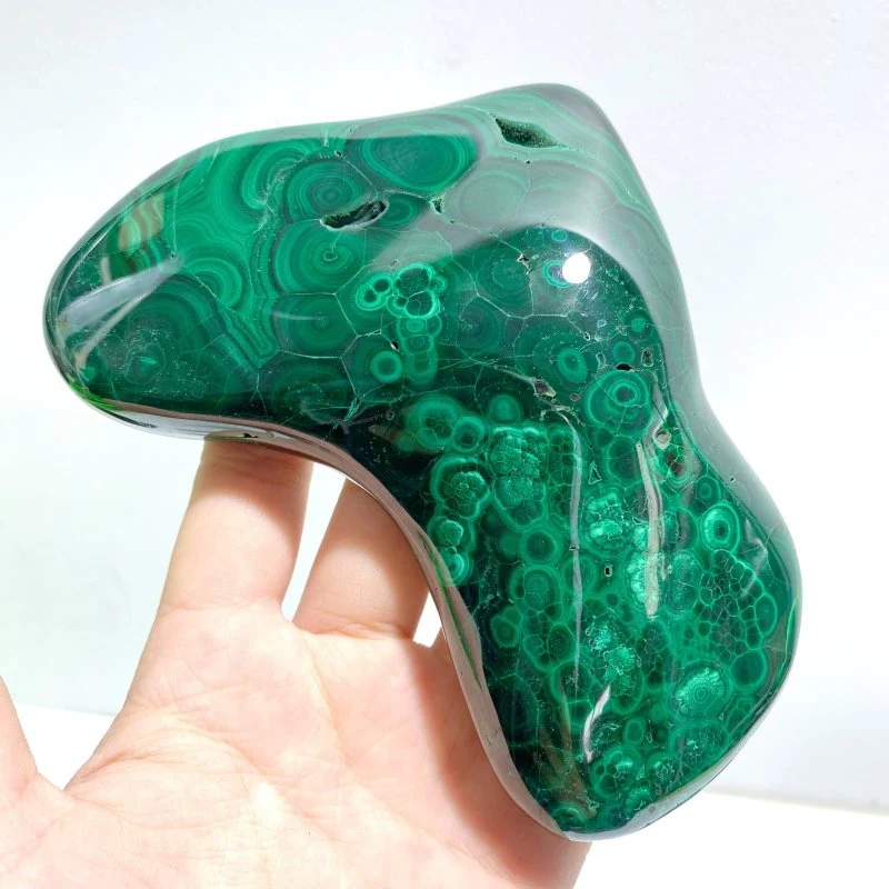 5 Pieces High Quality Polished Malachite Free Form - Image 5