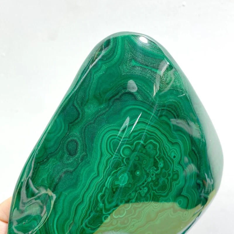 5 Pieces High Quality Polished Malachite Free Form - Image 7